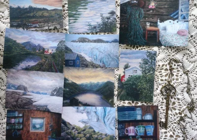 Vintage stickers for scrapbooking