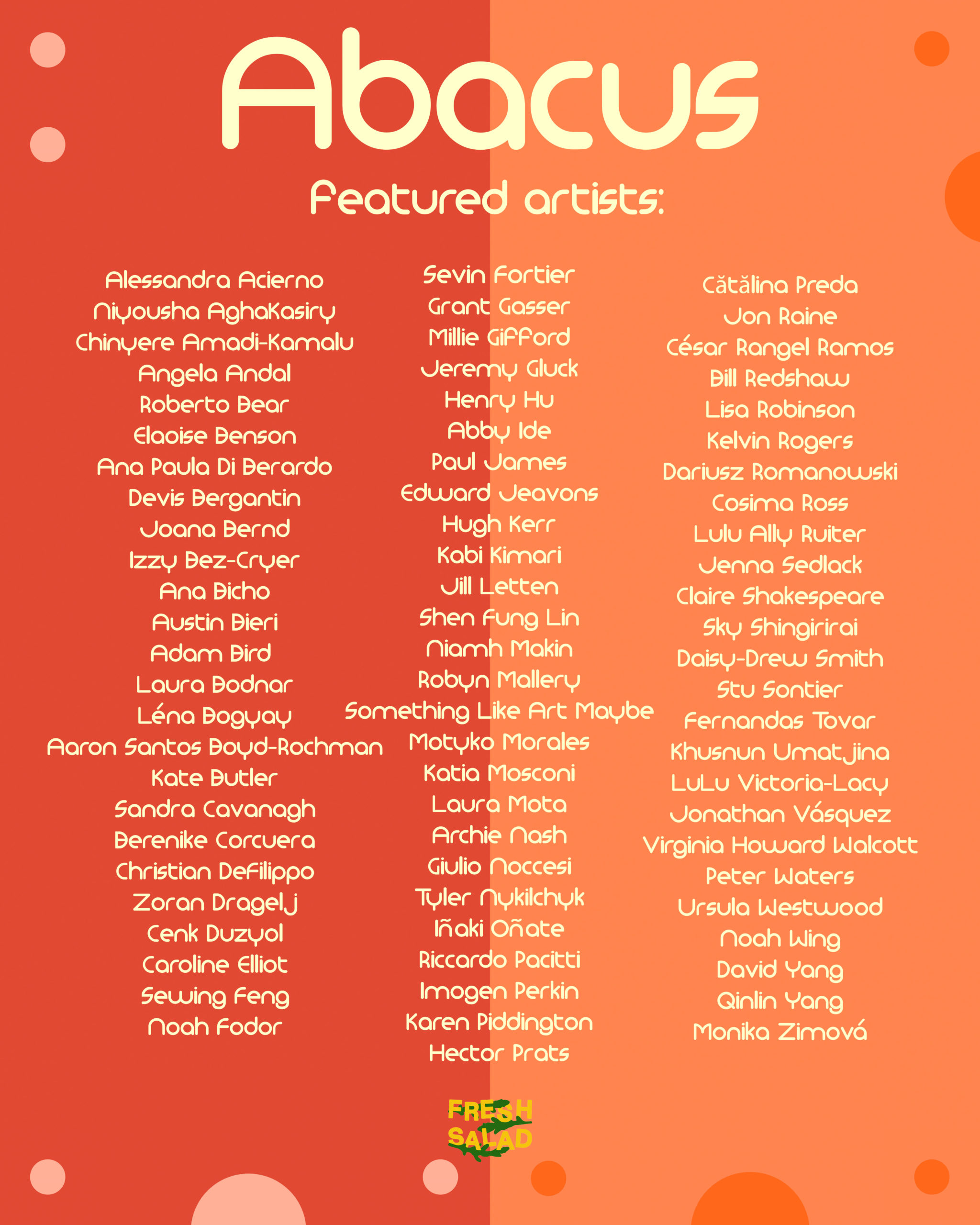 Abacus artist poster